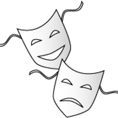 Pgms Drama - Dance And Drama Masks (400x400), Png Download