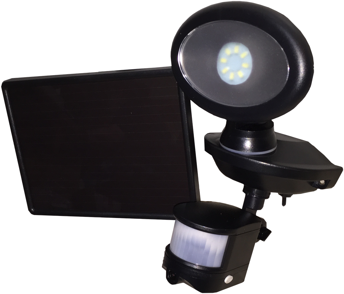 Solar-powered Security Video Camera And Spotlight - Maxsa 3-piece Led Flood Light (1280x1079), Png Download