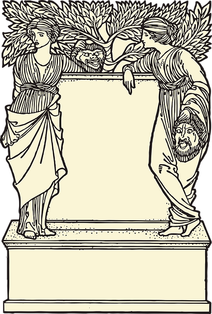 Drama, Frame, Boarder, Theater, Show, Presentation - Cartoon (432x640), Png Download