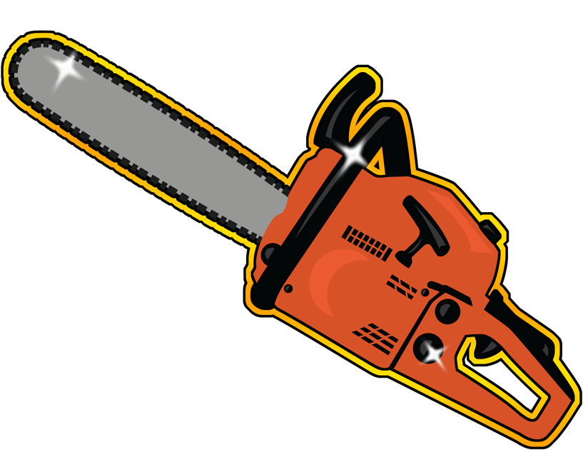 Ginaamsellem Sharknado Illustrations Chainsaw (900x745), Png Download
