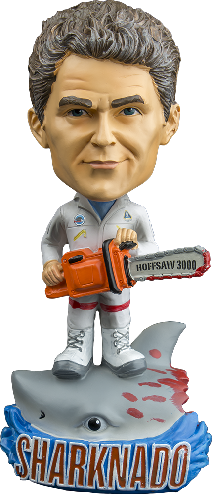 The Hoff Vs Sharknado Bobble Head - Sharknado Vs. The Hoff Bobble Head (429x1000), Png Download