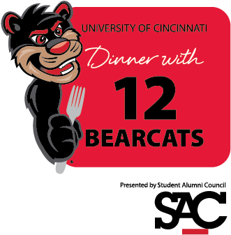 Dinner With 12 Bearcats - Cincinnati Bearcats Official Ncaa 11"x17" Car Window (360x360), Png Download