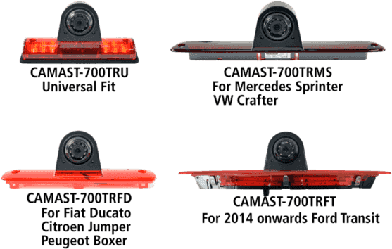 Rear Brake Light Camera - Ford Transit Rear Camera Brake Light (680x376), Png Download