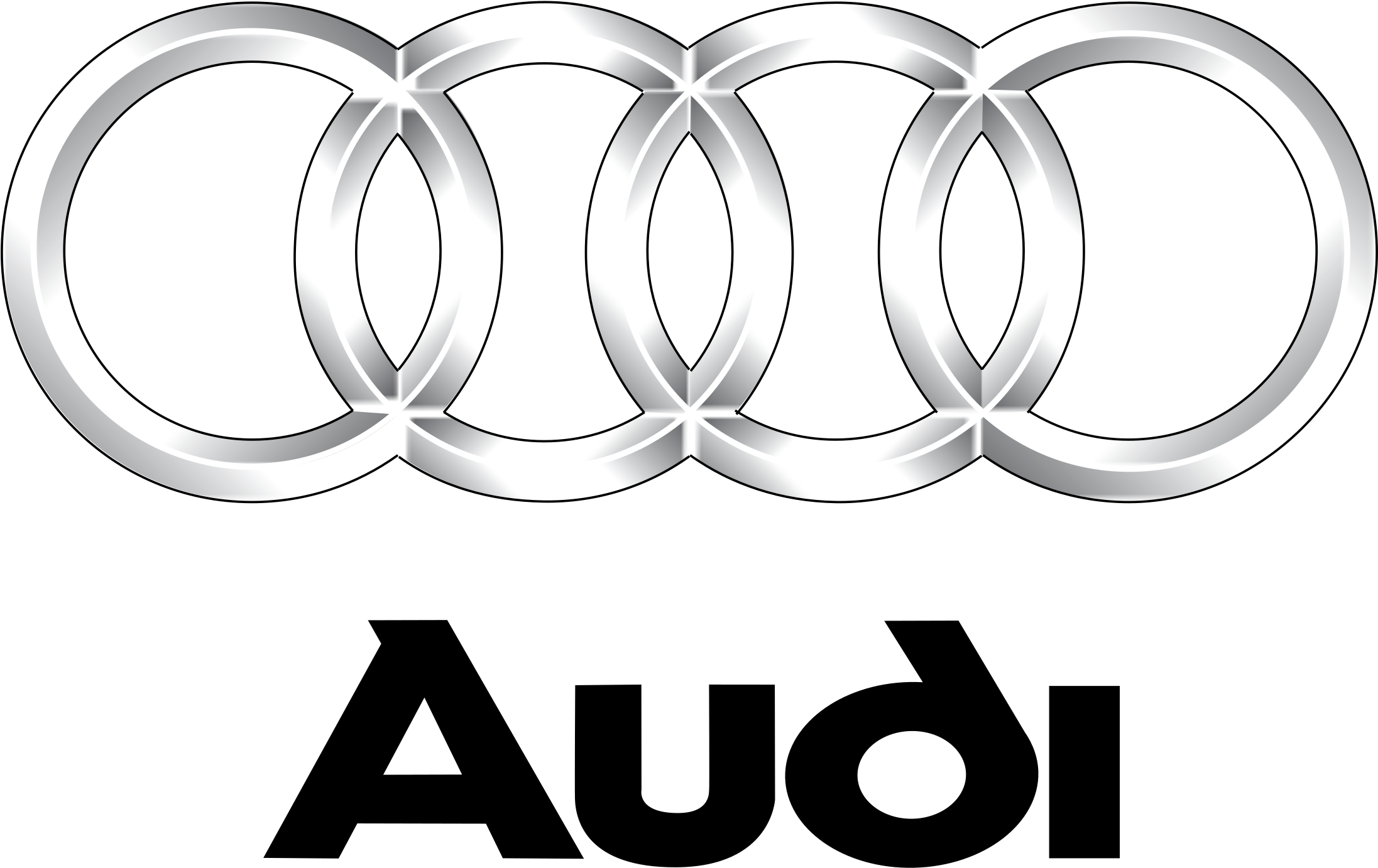 Audi Logo Png Transparent - Audi Car Logo Vector (2400x2400), Png Download