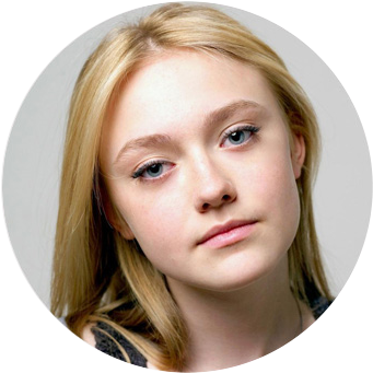 Дакота Фэннинг - Caroline Fault In Our Stars (350x350), Png Download