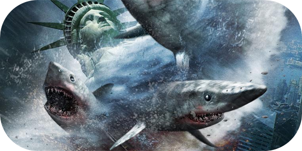 Sharknado - Sharknado 2 - The Second One (dvd) (600x300), Png Download