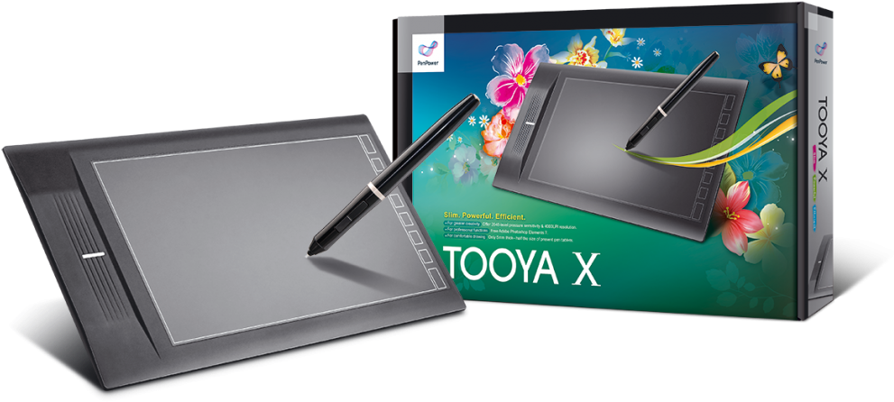 Tooya X Box Pad - Penpower Tooya X 10in Digital Graphic Tablet (1024x474), Png Download