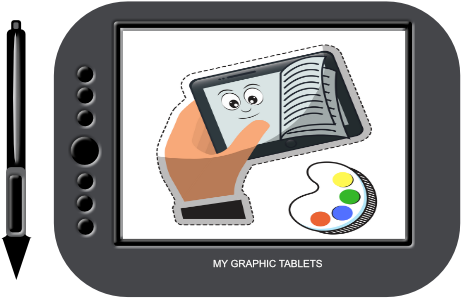 Graphics Tablet (500x300), Png Download