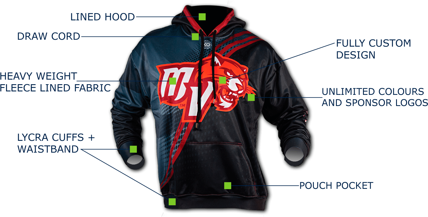 Knockout Hoodies - Mountain View (1628x766), Png Download