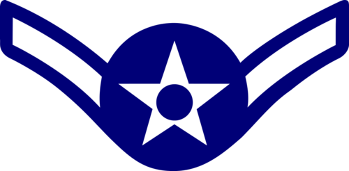 Nice Work - Air Force E2 Insignia (500x246), Png Download
