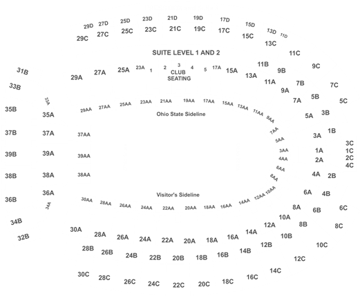 Cincinnati Bearcats At Ohio Stadium, Columbus Ohio - Ohio State Buckeyes Vs. Michigan State Spartans (525x445), Png Download