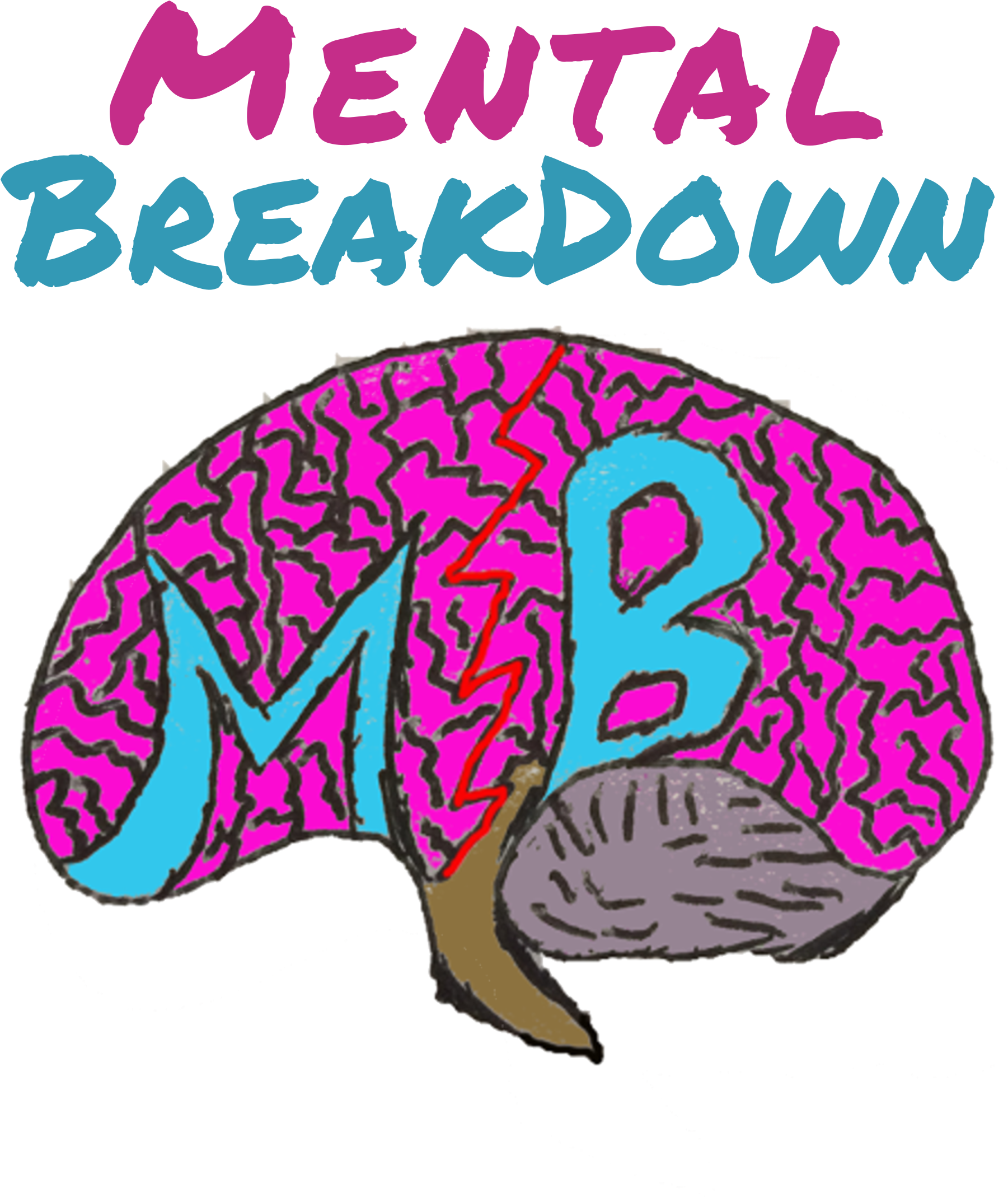 Mental Breakdown Point Blank Hoodie - 3drose Break A Leg Xoxo. Theater, Actor, Show Business (1800x2400), Png Download