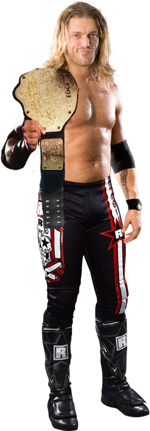 Edge - Edge Wwe Champion Png (318x876), Png Download