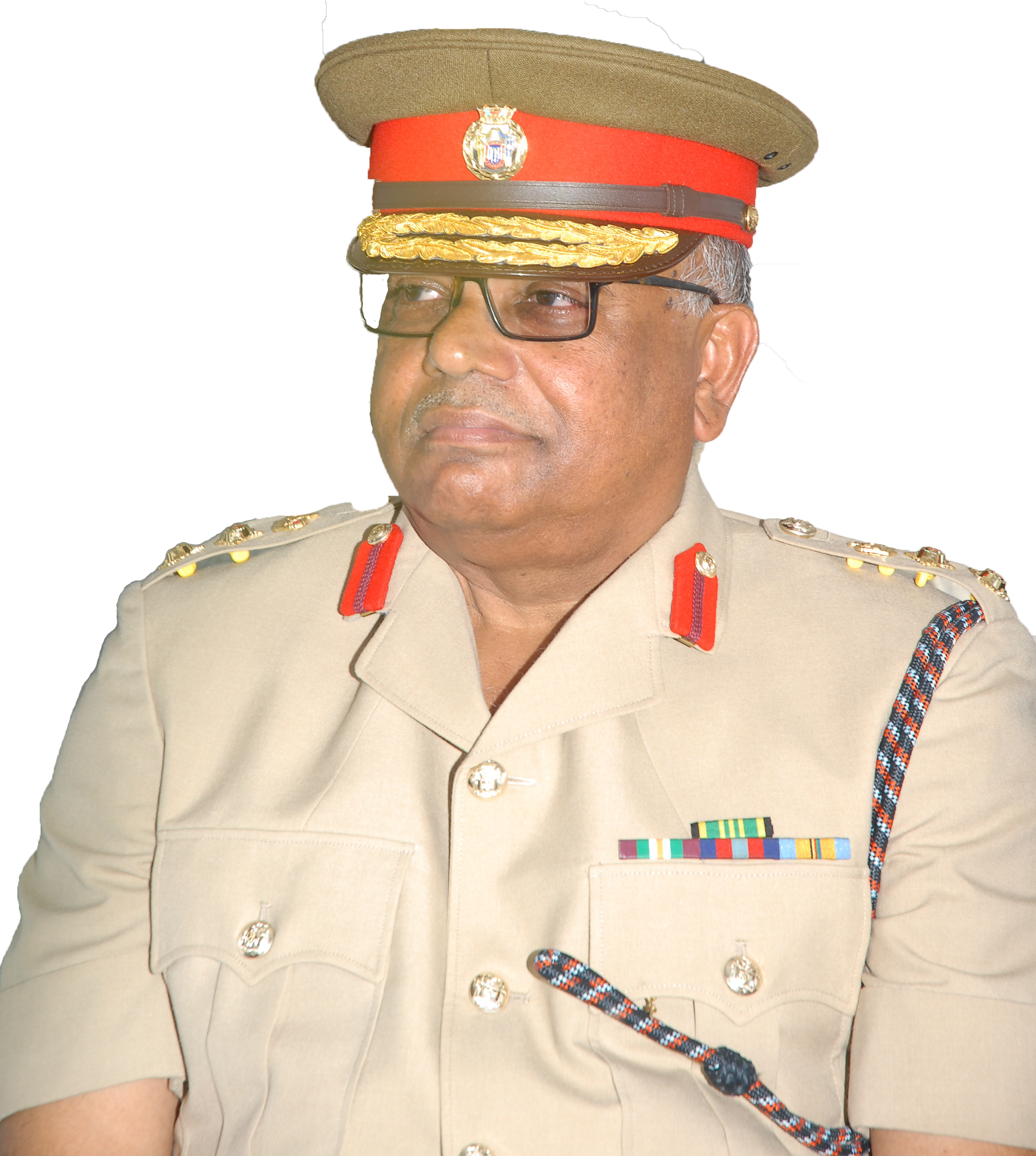 Colonel Errol Vaughn Johnson Through His Exposure To - Jccf Badges Of Ranks (2496x2784), Png Download