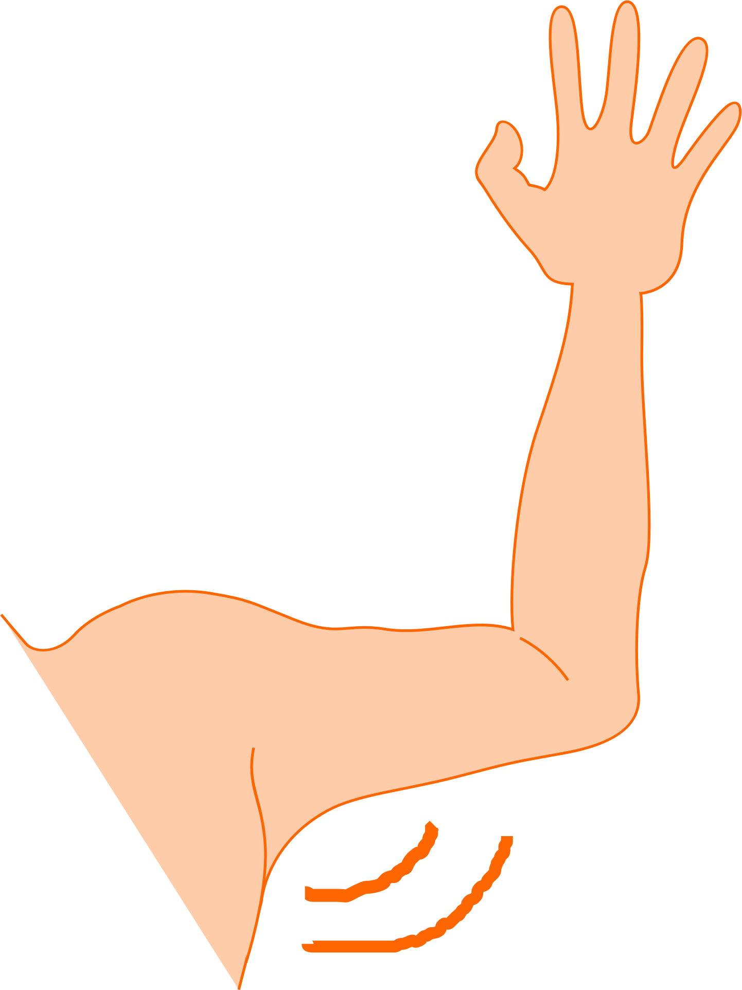 Left - Armpit Clipart (1442x1924), Png Download