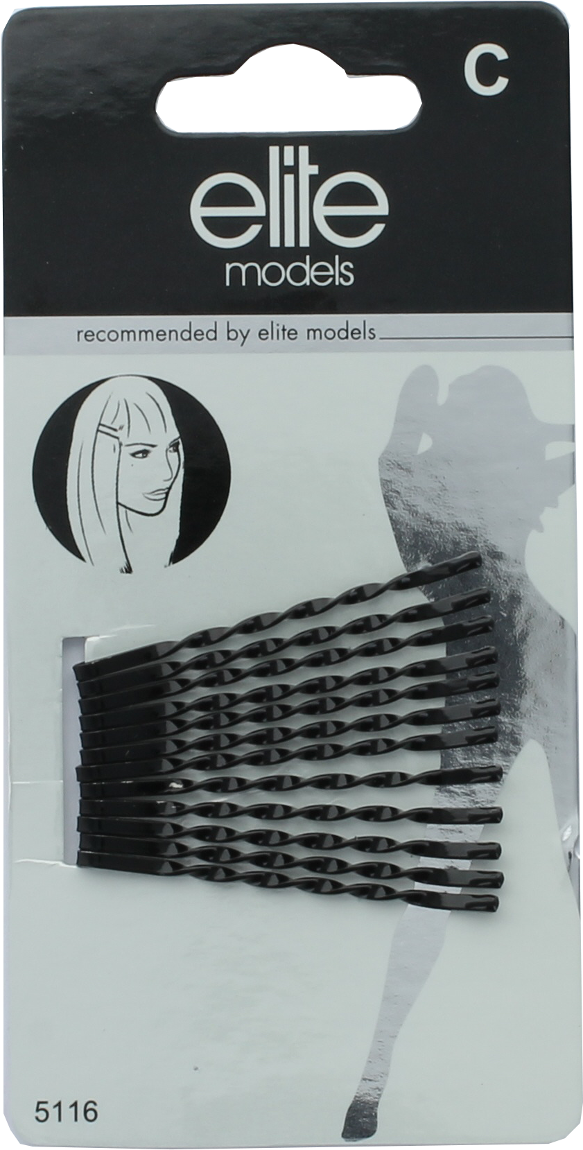 Zoom - Elite Models Hair Clips 2-piece (1348x1885), Png Download