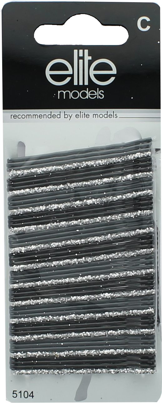 Zoom - Elite Models Hair Clips 2-piece (598x1367), Png Download