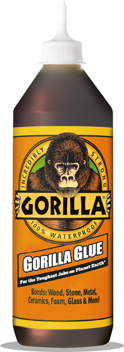 Gorilla Glue - 4oz - Gorilla Glue 18oz (257x728), Png Download