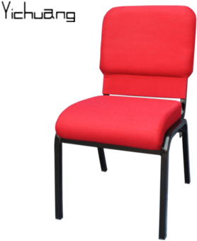 Metal Frame Durable Red Color Church Pulpit Chairs - Chair (350x350), Png Download