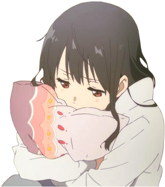 Overlay, Transparent, And Anime Girl Image - Anime Girl Transparent Icon (408x383), Png Download