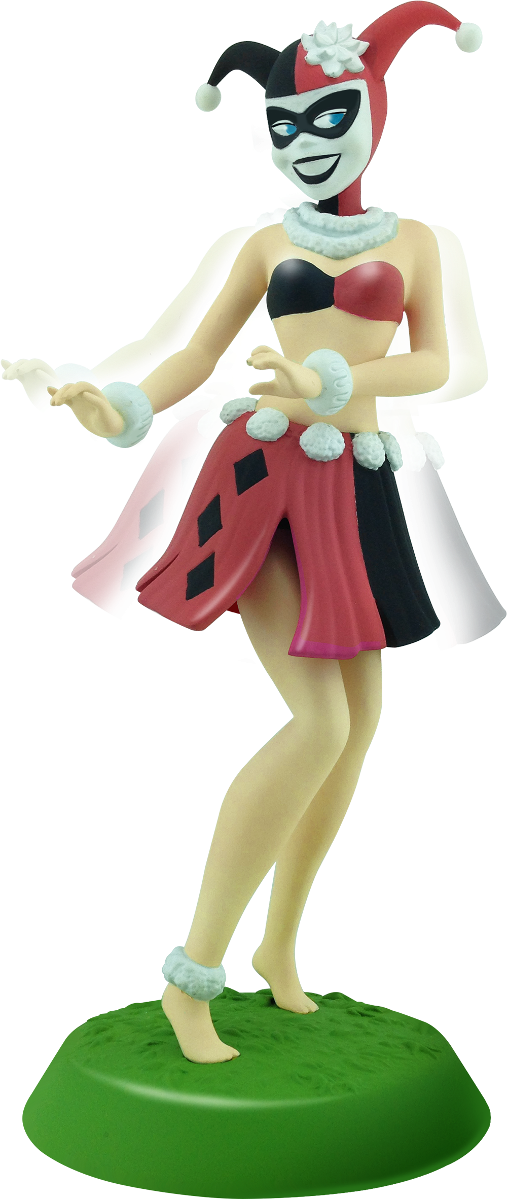 Harley Quinn Hula Girl 4” Vinyl Figure - Harley Quinn Hula Girl (1276x2700), Png Download