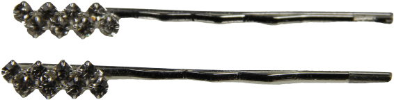 Bug Fix - Di Prima Zig Zag Rhinestone Bobby Pin (600x400), Png Download