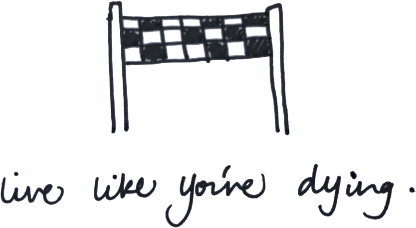 Dying - Calligraphy (1000x513), Png Download