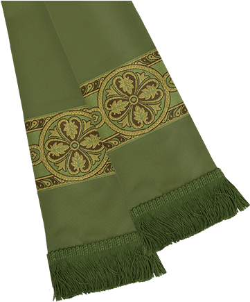 Pulpit Stoles - Wool (375x435), Png Download