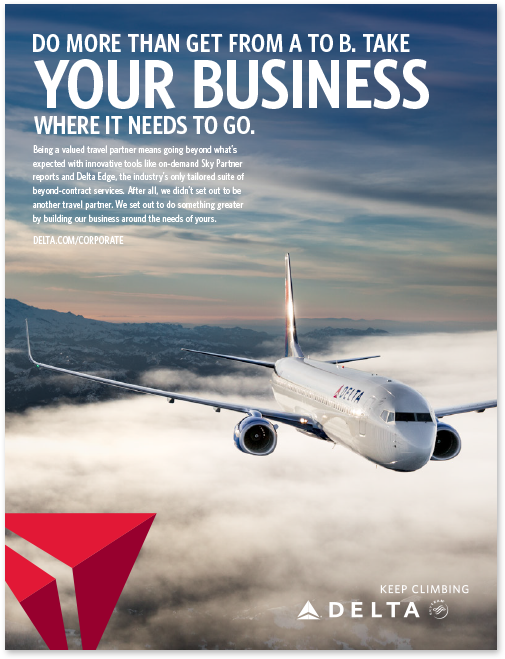 Delta Print Ad 0000 Anthem (600x700), Png Download
