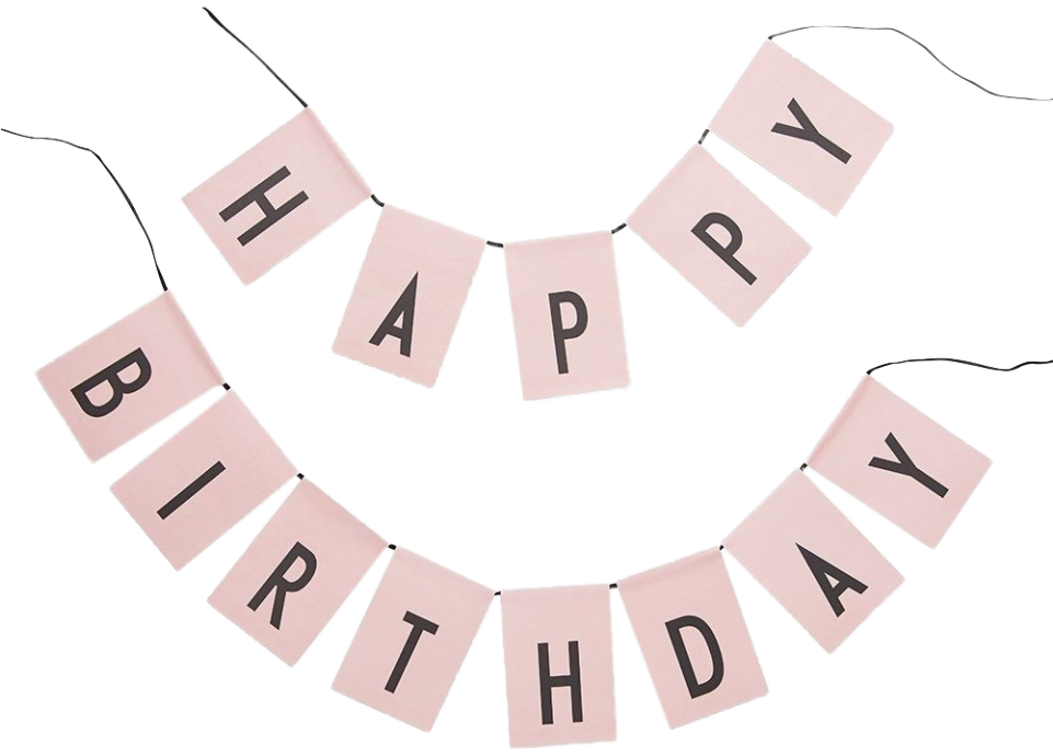 Design Letters Happy Birthday Flags - Happy Birthday Design Letter (960x720), Png Download