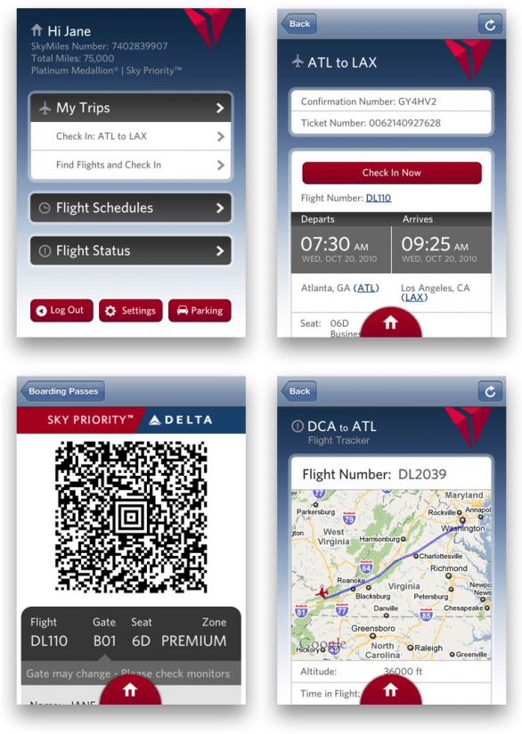 Delta Is Doing A Lot Of Things Right - Fly Delta App (585x831), Png Download