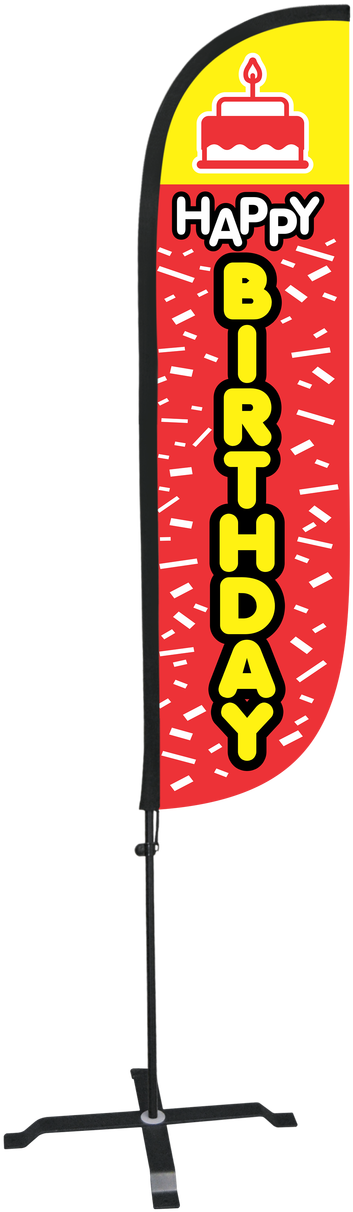 Sale - Lookourway Happy Holidays Snow Flakes Feather Flag (1280x1280), Png Download