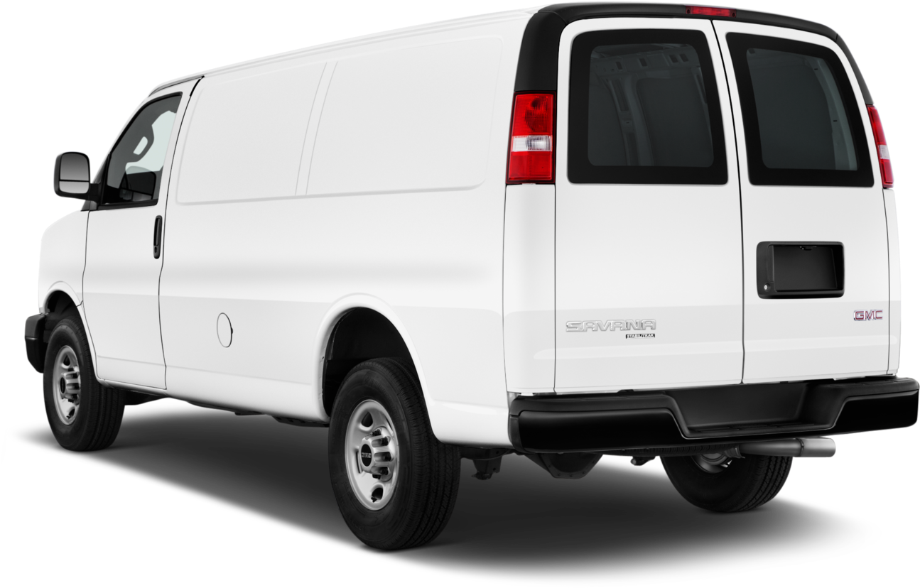 Cargo Truck Png Download - 2000 Chevrolet Express 2500 Rear (1360x903), Png Download