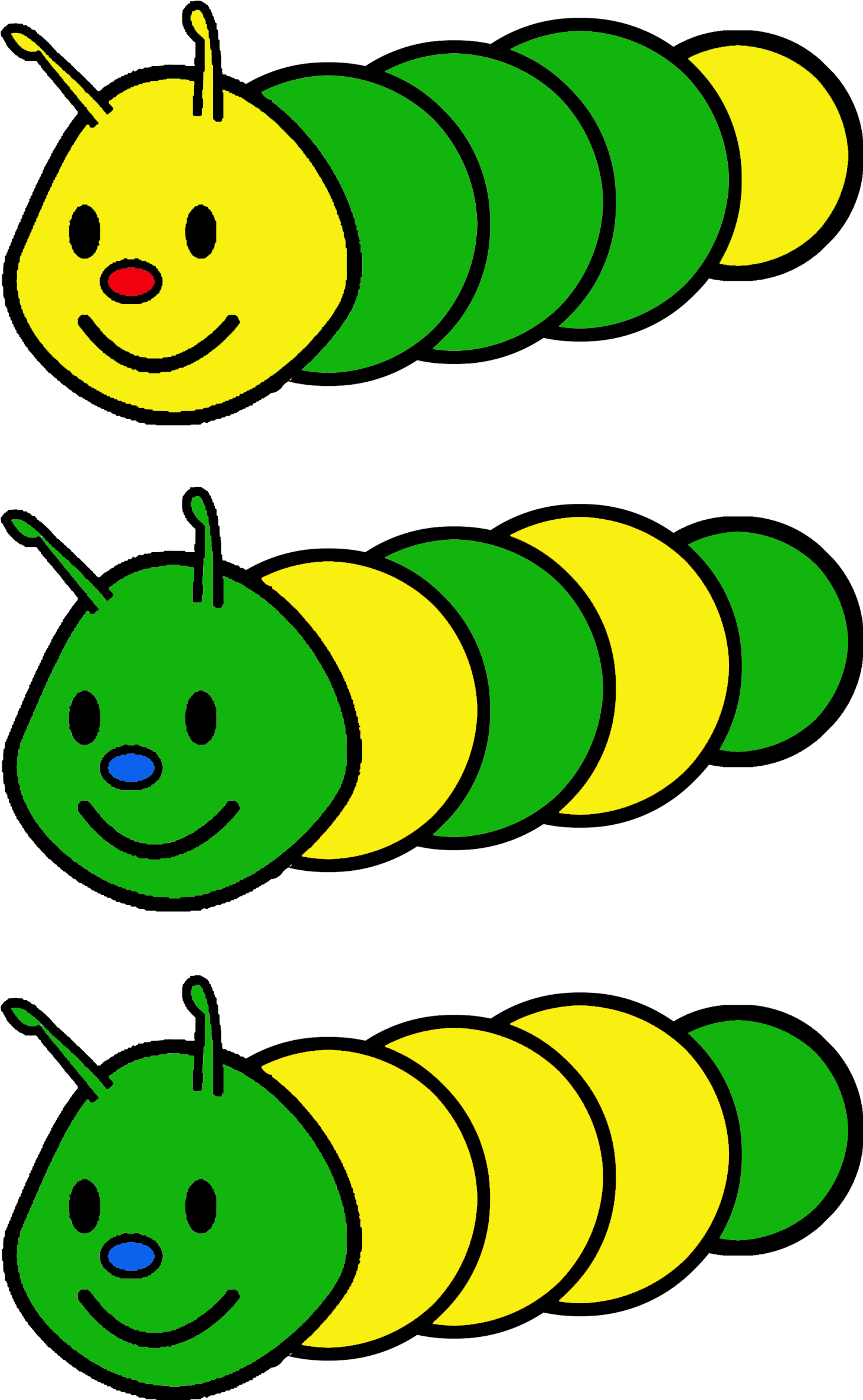 Opdrachtkaart 7 Kleurenrups A5-formaat - The Very Hungry Caterpillar (1748x2480), Png Download