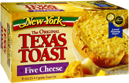 New York The Original Texas Toast, Five Cheese - 13.5 (600x600), Png Download