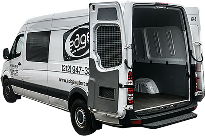 5 Passenger High Roof Cargo Van - Compact Van (1000x493), Png Download