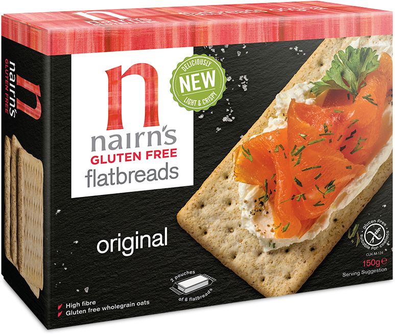 Nairns Gluten Free Flatbreads (1010x654), Png Download