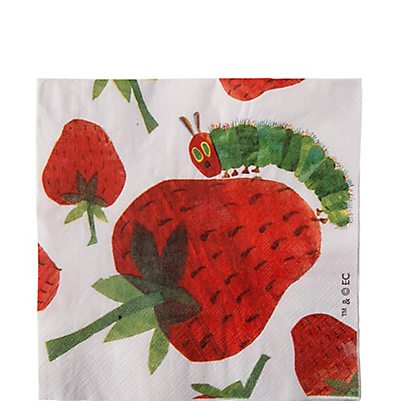 The Very Hungry Caterpillar Napkins - Talking Tables Party Pack - The Very Hungry Caterpillar (400x544), Png Download