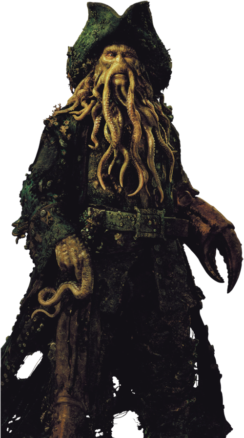 Davy Jones 22 - Davy Jones Pirates Of The Caribbean Costume (500x904), Png Download