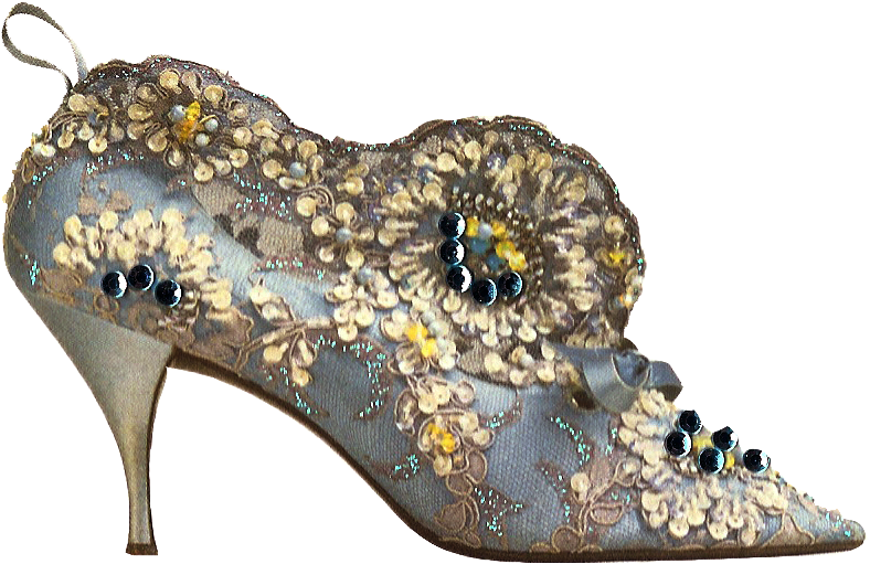 Heels Clipart Princess Shoe - Princess Clip Art Shoe (858x588), Png Download