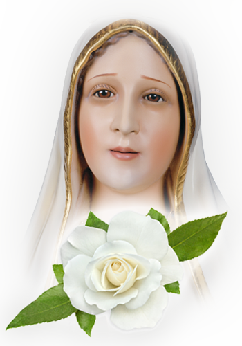 Fatima Rally- Invitation To Pray The Rosary Oct 14, - Nossa Senhora De Fatima (350x500), Png Download