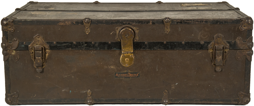 Henderson Brown Vintage Trunk (1000x658), Png Download