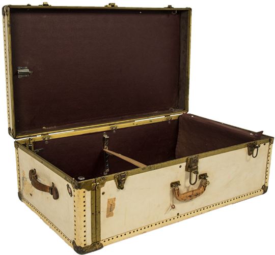 Amelia Ivory Vintage Trunk 3 (1000x667), Png Download