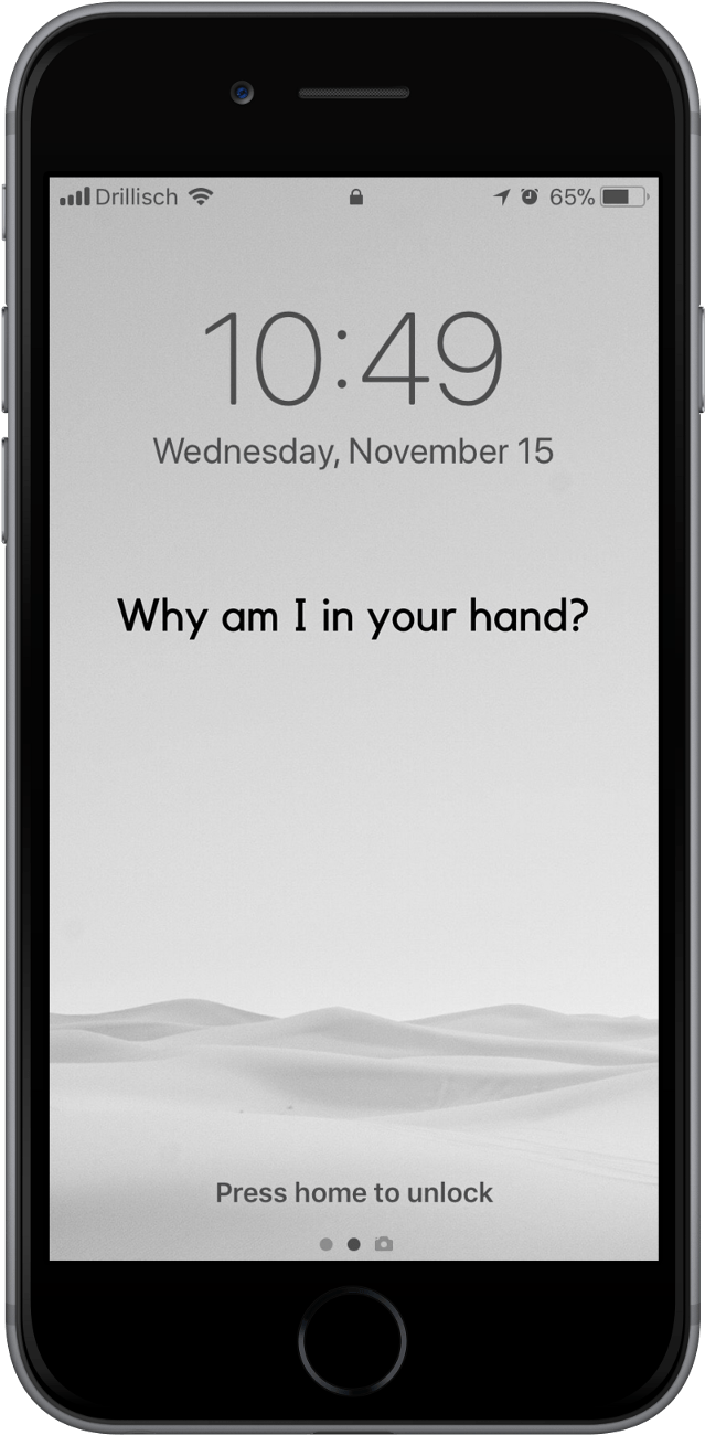 A Phone Setup That Will Make You More Mindful - Mindfulness Phone (1600x1600), Png Download