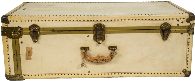 Amelia Ivory Vintage Trunk (1000x667), Png Download