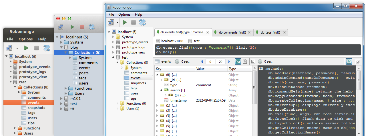 Native And Cross-platform Mongodb Manager - .net Cross Platform Gui (1286x479), Png Download