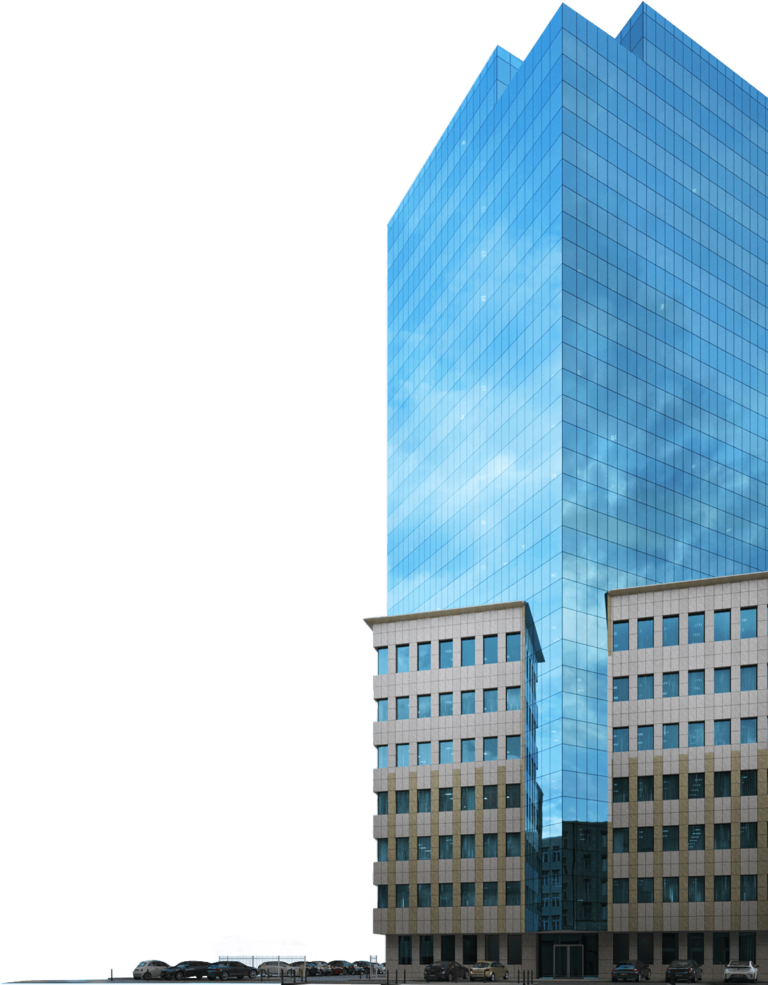 A Newly Modernised A Class Building In The Heart Of - Skyscraper (1366x1469), Png Download