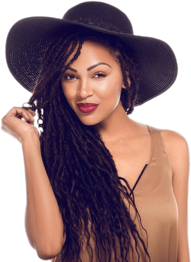 Download - Goddess Faux Locs Megan Good (1080x894), Png Download