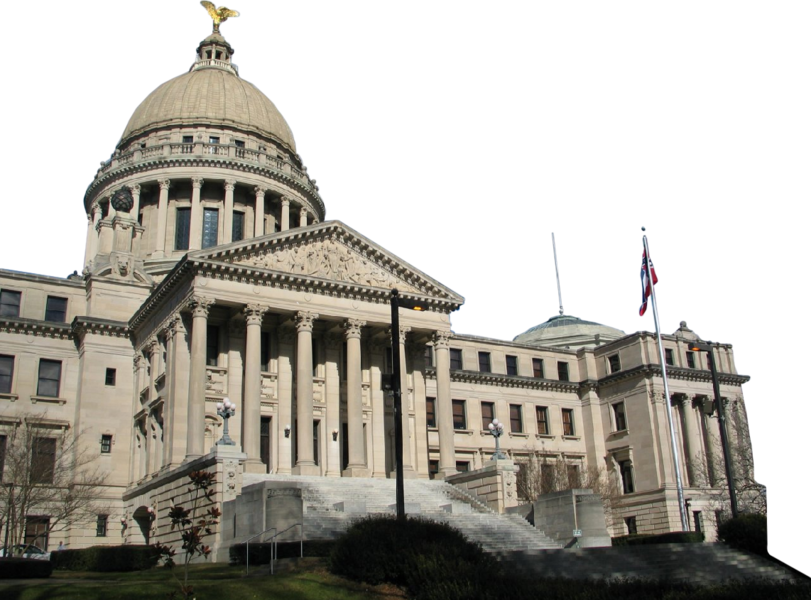 Share This Image - Mississippi State Capitol (811x600), Png Download