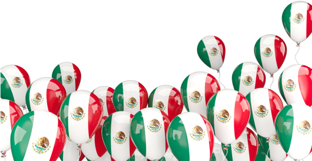 Illustration Of Flag Of Mexico - Festa Della Repubblica Bambini (640x480), Png Download